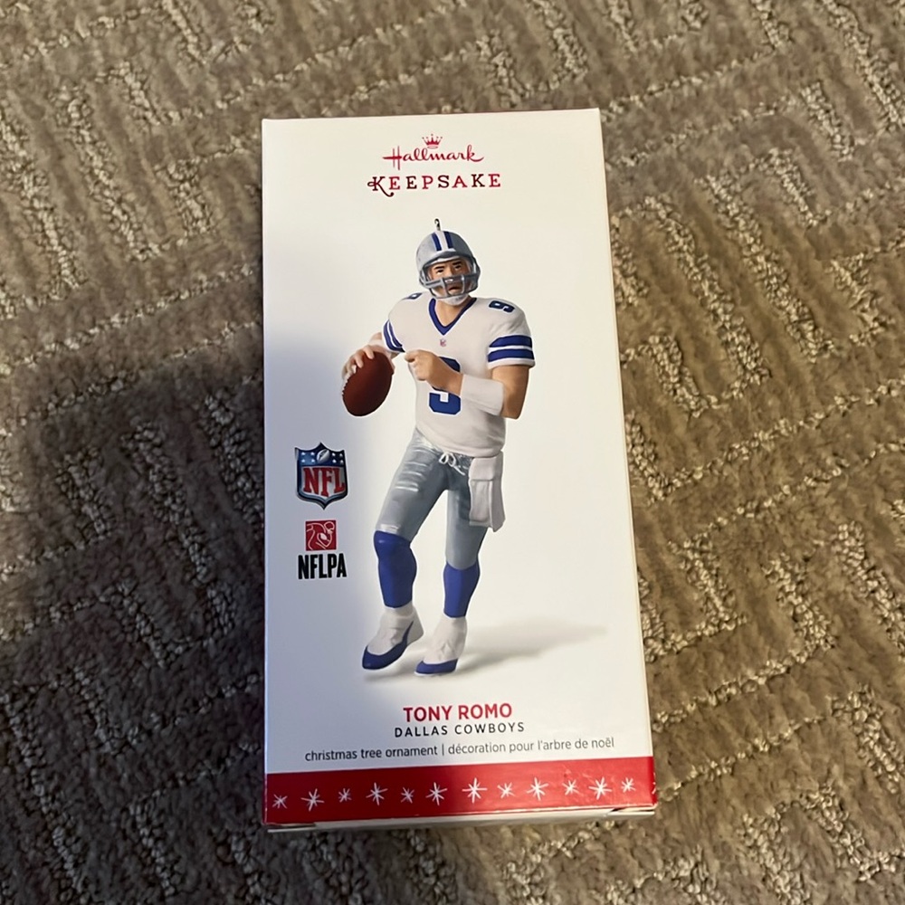 Dallas Cowboys Tony Romo Hallmark ornament